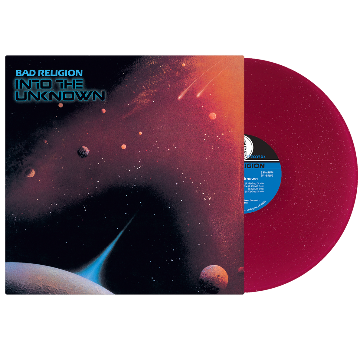 Bad Religion (Into The Unknown) Purple Glitter