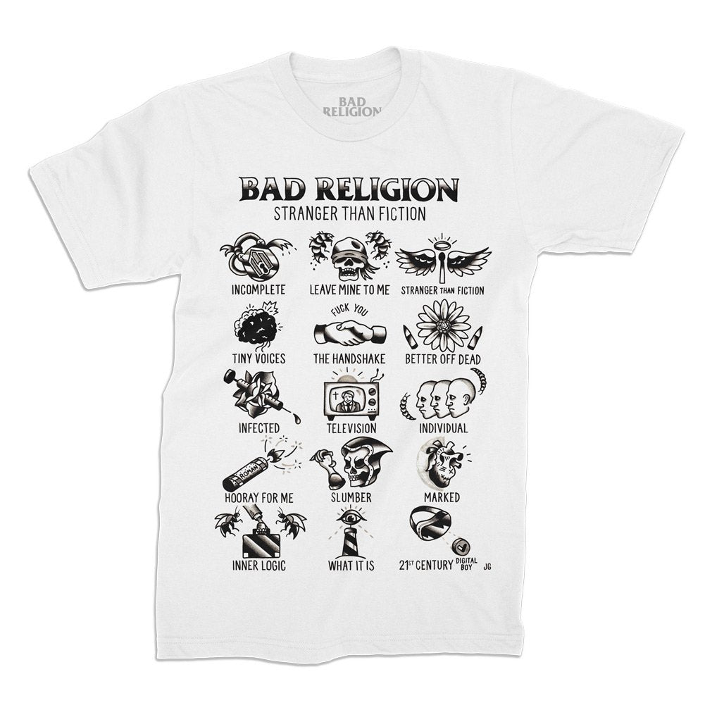 Bad Religion (Stranger Than Fiction Flash) T-Shirt